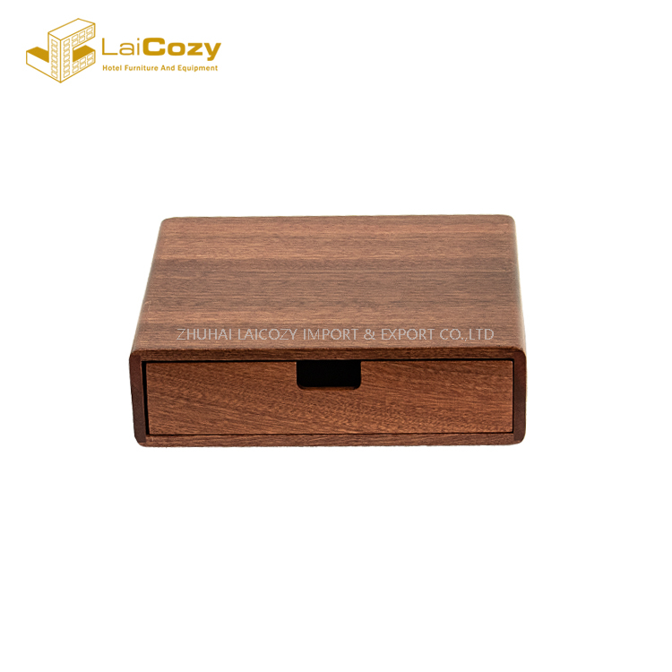Conjunto de accesorios de madera personalizados para habitaciones de hotel de diseño de moda 