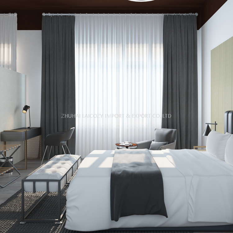 Muebles de habitación de huéspedes de apartamento de diseño moderno de hotel de negocios