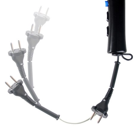  Secador de pelo eléctrico de seguridad del hotel con cable retráctil 