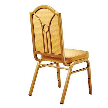 Silla iorn apilable para banquetes de hotel y restaurante.