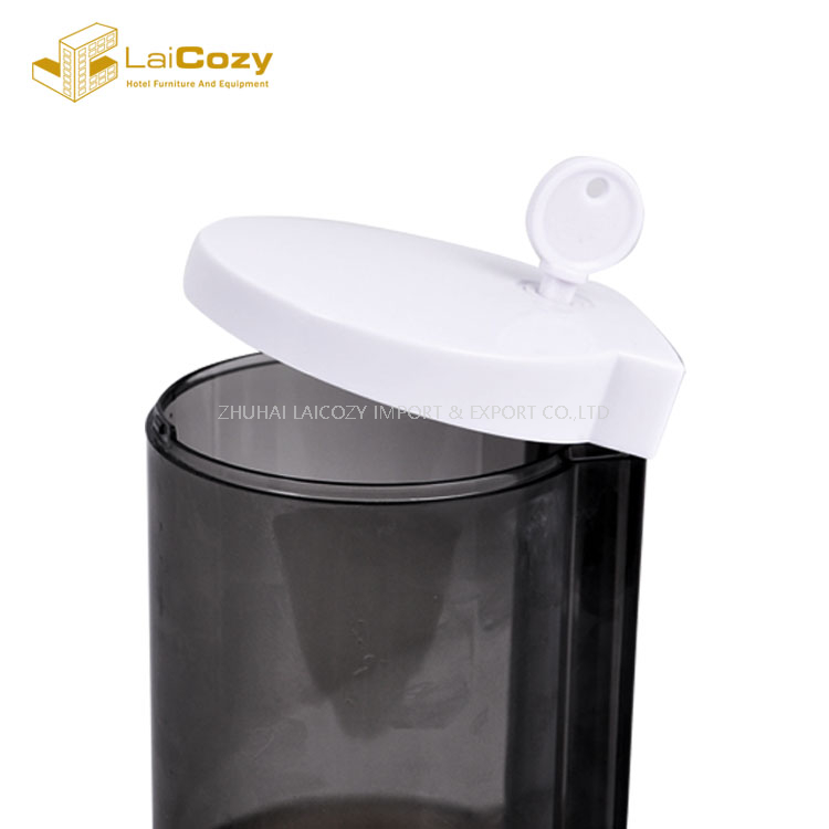 Soporte de dispensador de desinfectante de jabón con sensor sin contacto de acero inoxidable móvil de 0.5L