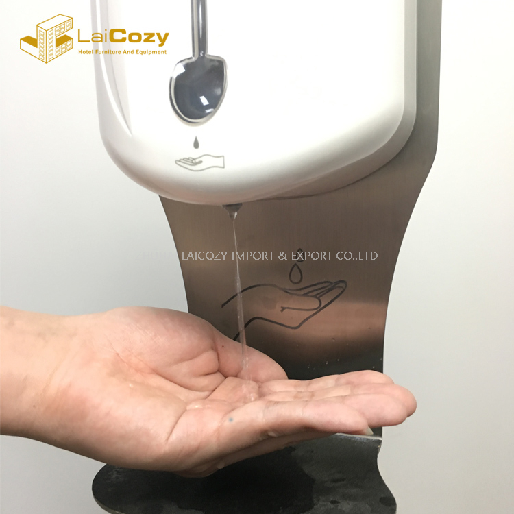  Dispensador de jabón desinfectante para manos con sensor sin contacto de 1100 ml
