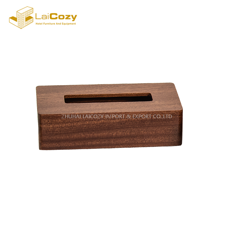 Conjunto de accesorios de madera personalizados para habitaciones de hotel de diseño de moda 