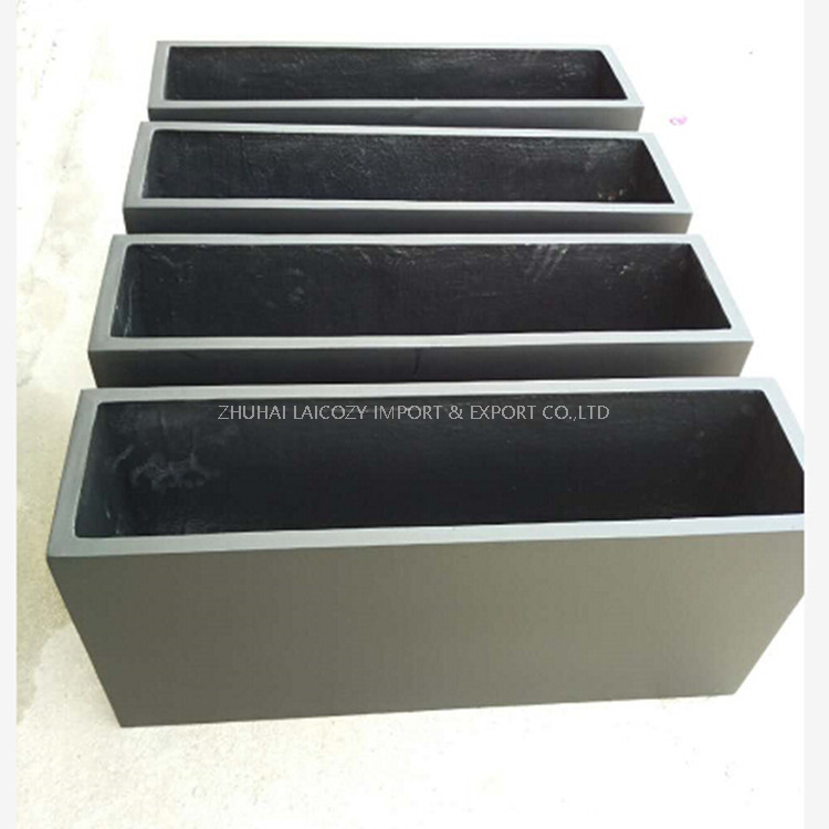 Caja rectangular de cemento ligero de fibra de vidrio para maceta de jardín al por mayor de fábrica personalizada