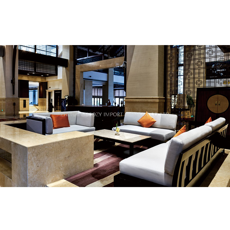 Salón de hotel intercontinental Sofá Vestíbulo Muebles personalizados