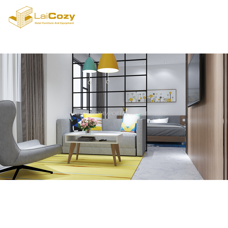 Muebles de dormitorio de villa de apartamento de uso doméstico moderno de MDF