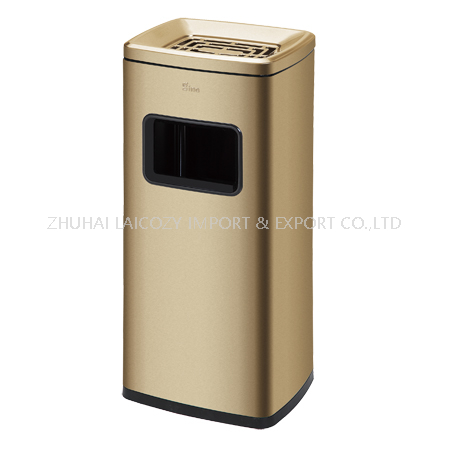 Venta al por mayor de fábrica de acero inoxidable de buena calidad 20L cubo de basura cubo de basura de barril de ceniza molida