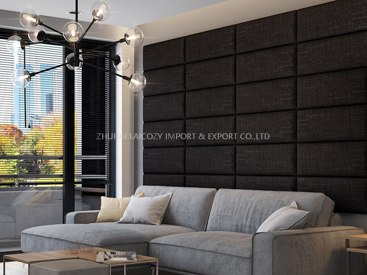 Panel de cabeza de pared de cuero de cabecero de dormitorio de hotel personalizado