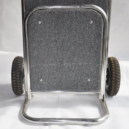 Carro de mano de maleta simple de hotel plegable de acero inoxidable 