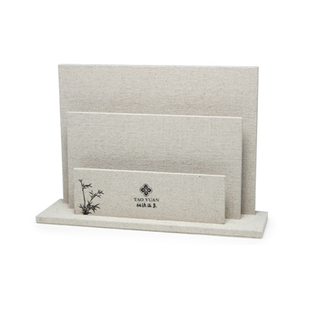 Conjunto de productos de hospitalidad de cuero de imitación de sala de estar de hotel personalizado 